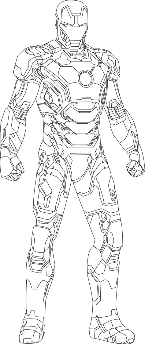 Iron Man Coloring Pages