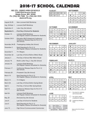 Isd 279 calendar