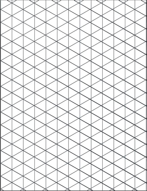 Isometric Graph Paper Template