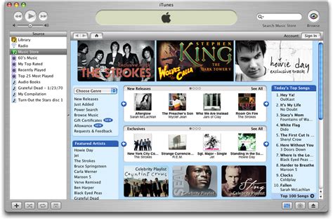 iTunes Music Store 2004