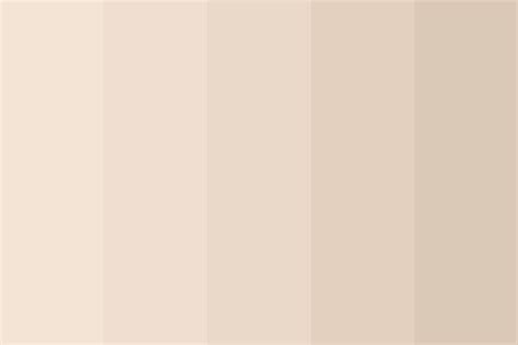 Ivory and beige color palette