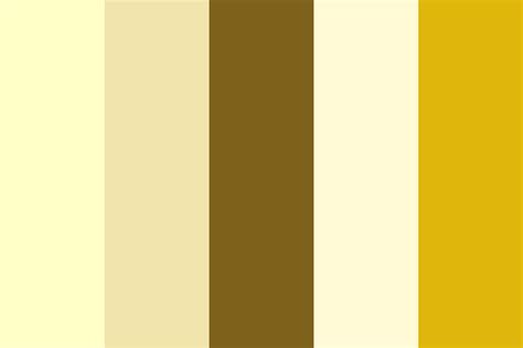 Ivory and gold color palette