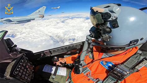 J-10 pilot in the cockpit