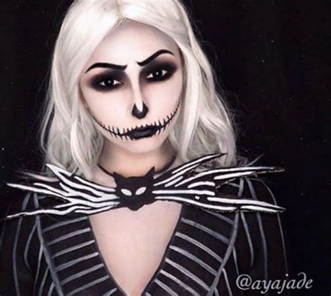 Jack Skellington Makeup Look