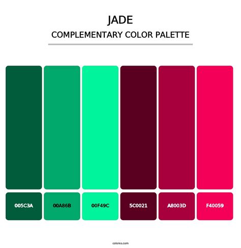 Jade Complementary Color Palette