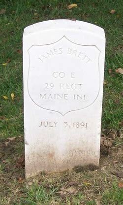 James Brett's memorial