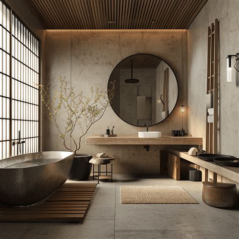 Japandi bathroom inspiration