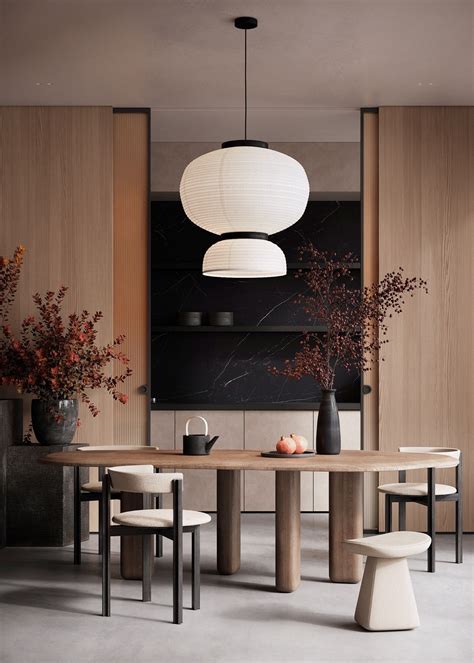 Japandi dining room inspiration