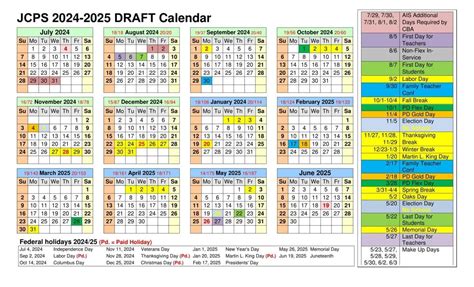 JCPS Calendar Structure