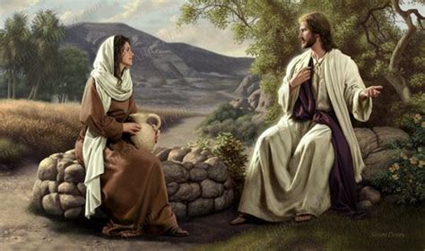 Jesus Speaking to Woman