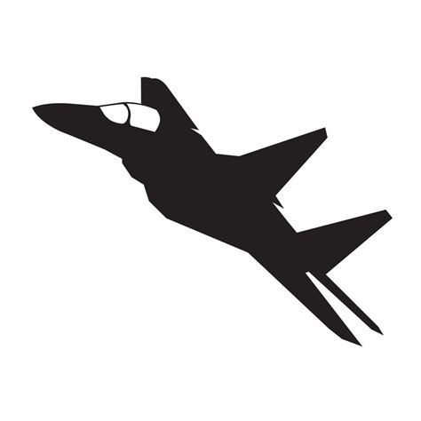 Jet Fighter Silhouette Tattoo Design