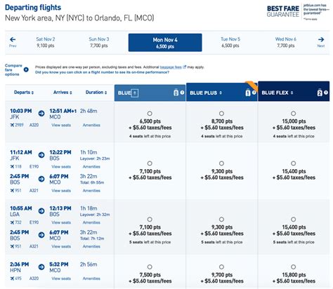 JetBlue Fare Hack 1