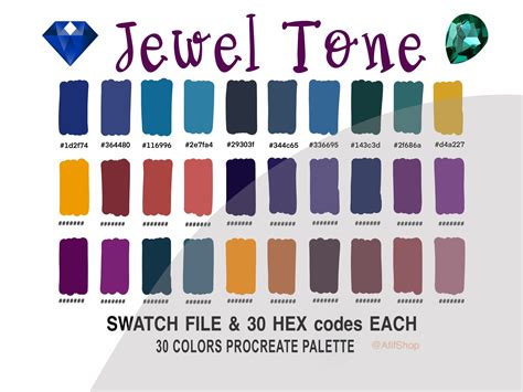 Jewel-toned color palettes in packaging