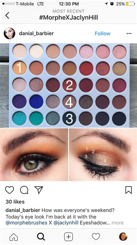 JH Morphe Palette Look 1