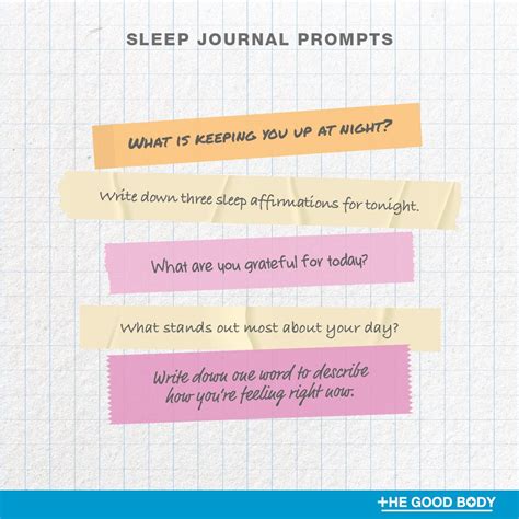 Journaling Sleep