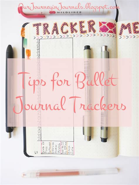 Journaling Trackers Tips