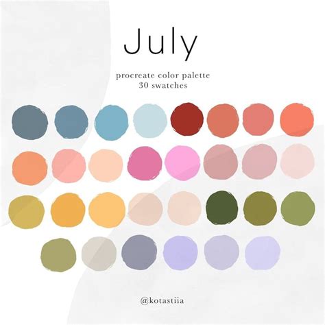 July Color Palette 6