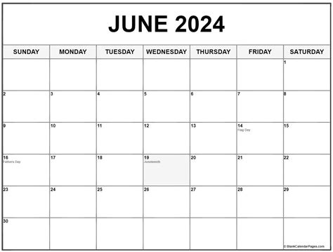 June 2024 Holidays and Events