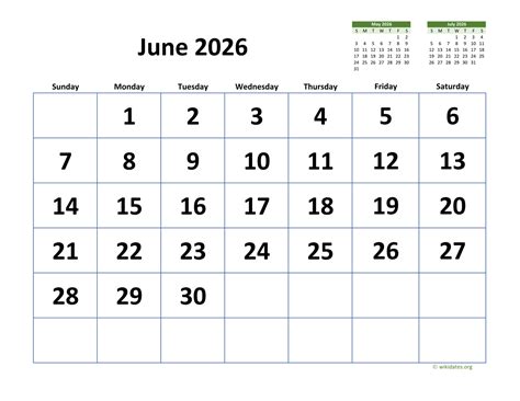 June 2026 Calendar Image 4