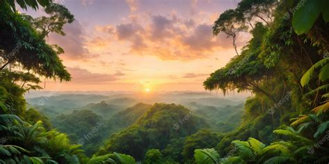 Jungle Sunset Image