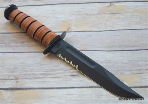 The Ka-Bar combat knife, a legendary military issue knife