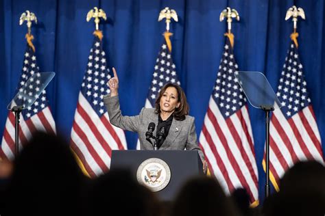 Kamala Harris giving a speech, showing emotional vulnerability