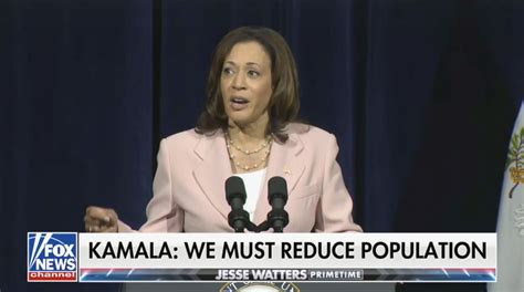 Kamala reduces population concept