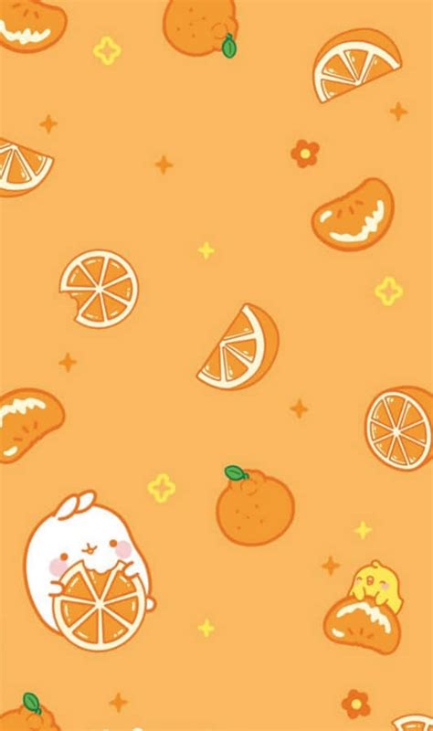 Pale orange kawaii color palette