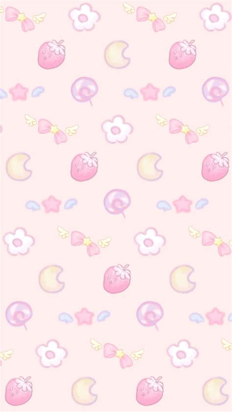 Pastel pink kawaii color palette