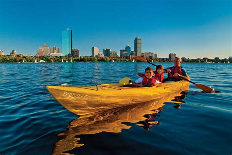 Kayaking in Boston Harbor