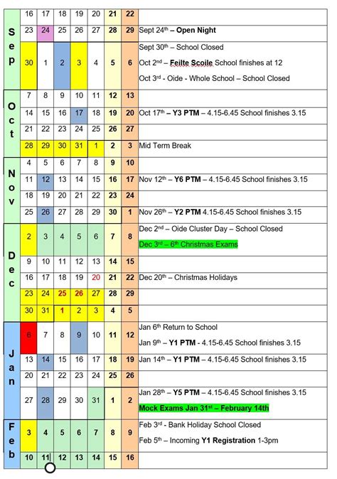 KCS School Calendar Structure