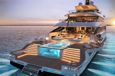 Kelley Johnson on a luxury yacht