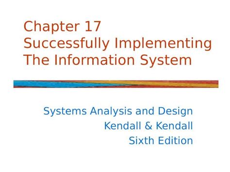 Kendall Theory Implementation