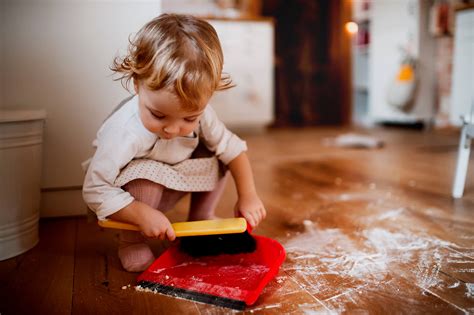 Kids doing their chores