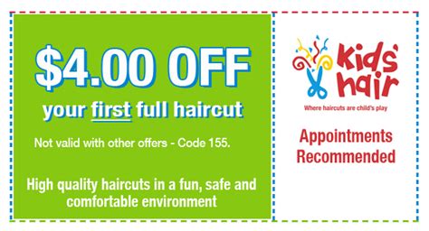 Description of Kids Haircut Coupons