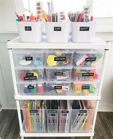 A parent and child organizing their space together