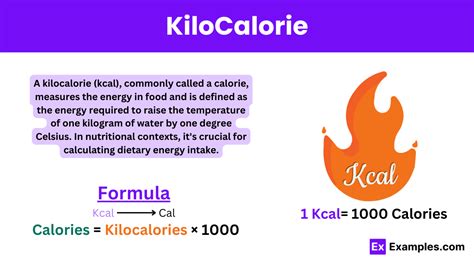 Kilo-Calorie Unit of Energy