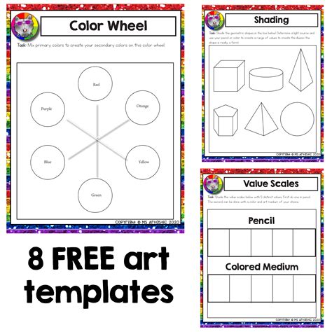 Kindergarten Art Worksheets