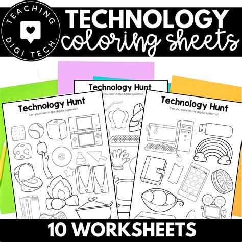 Kindergarten Technology Worksheets