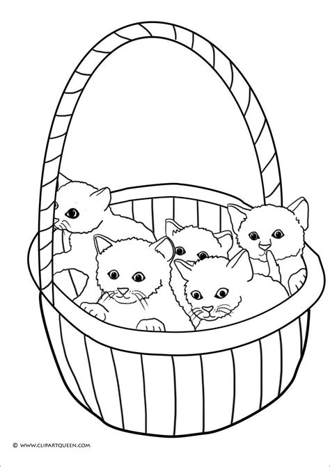 Kitten coloring page 3