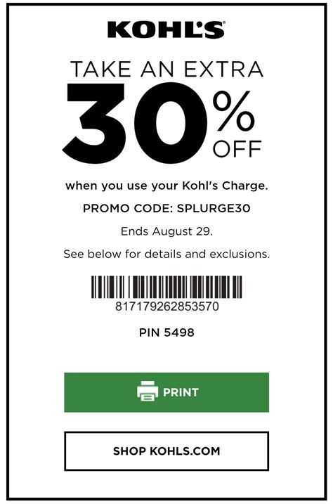 Kohls Coupon Policies