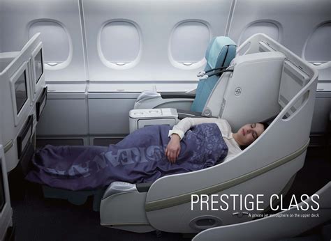 Korean Air Prestige Class Amenities