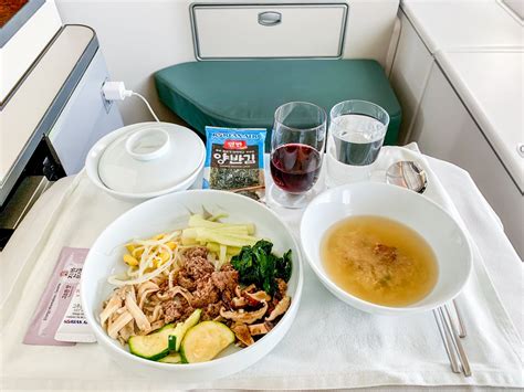 Korean Air Prestige Class Cuisine