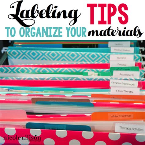 Labeling tips for beginners