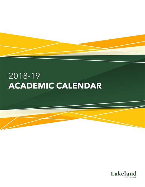 Lakeland Academic Calendar 2025 Image 1