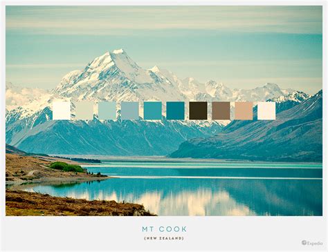 Applying color palette to landscape