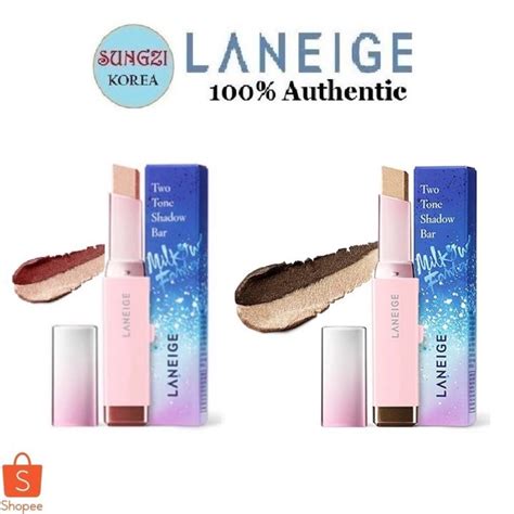 Laneige Two Tone Shadow Bar for a unique eyeshadow experience