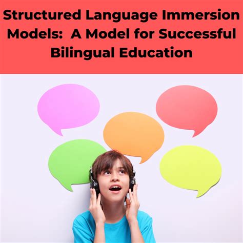 Language immersion programs