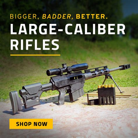 Large caliber rifle