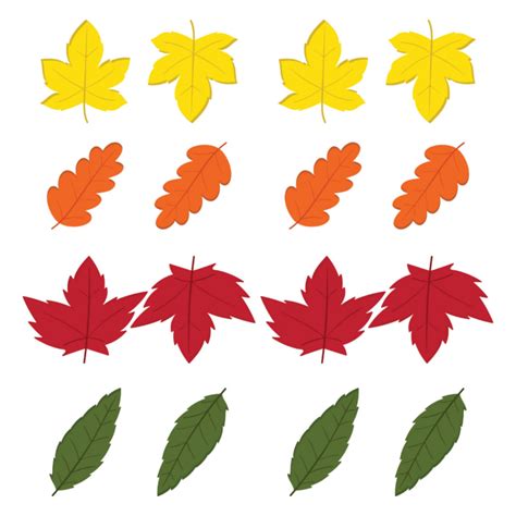 Leaves printable templates for home decor